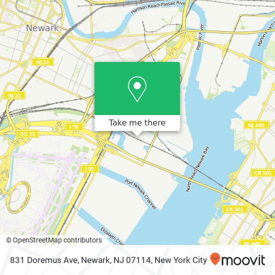 831 Doremus Ave, Newark, NJ 07114 map