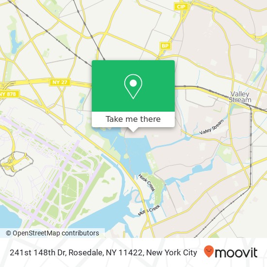 Mapa de 241st 148th Dr, Rosedale, NY 11422
