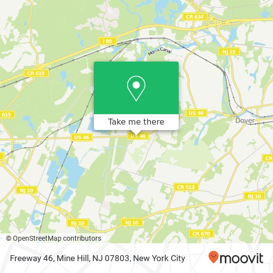 Freeway 46, Mine Hill, NJ 07803 map