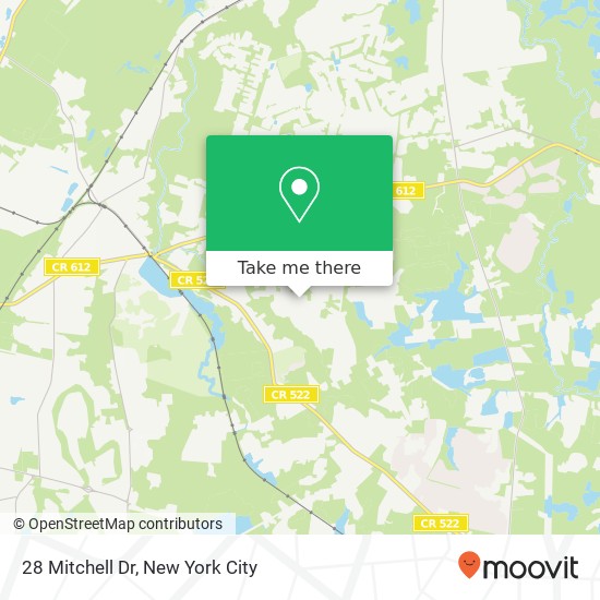 28 Mitchell Dr, Monroe Twp, NJ 08831 map