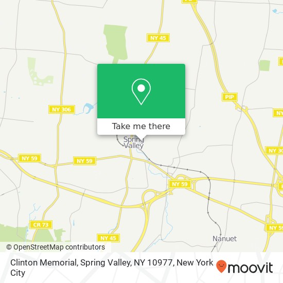 Clinton Memorial, Spring Valley, NY 10977 map