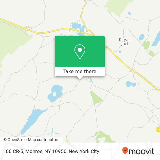 Mapa de 66 CR-5, Monroe, NY 10950
