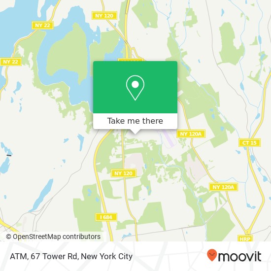 ATM, 67 Tower Rd map