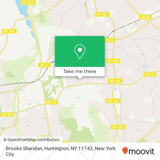Mapa de Brooks Sheridan, Huntington, NY 11743