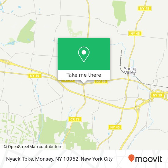 Nyack Tpke, Monsey, NY 10952 map