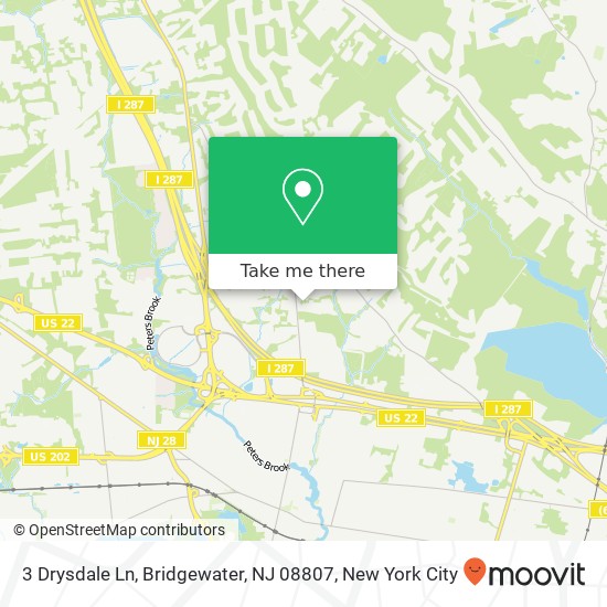 3 Drysdale Ln, Bridgewater, NJ 08807 map