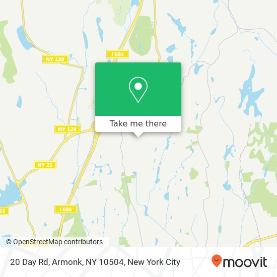 Mapa de 20 Day Rd, Armonk, NY 10504