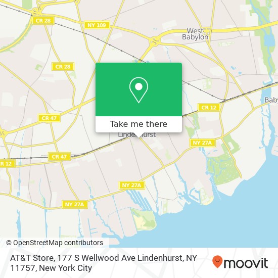AT&T Store, 177 S Wellwood Ave Lindenhurst, NY 11757 map