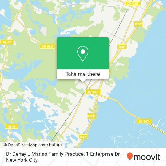 Dr Denay L Marino Family Practice, 1 Enterprise Dr map