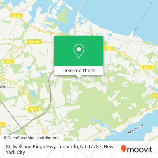 Mapa de Stillwell and Kings Hwy, Leonardo, NJ 07737