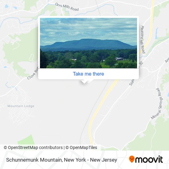 Schunnemunk Mountain map