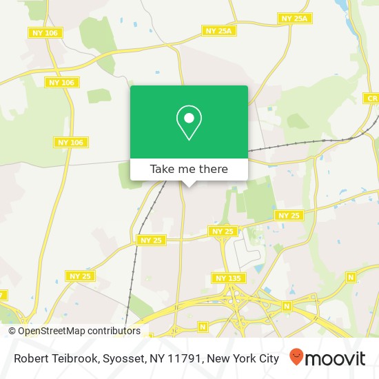 Robert Teibrook, Syosset, NY 11791 map