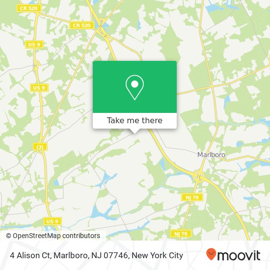 4 Alison Ct, Marlboro, NJ 07746 map