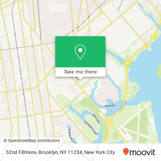 Mapa de 52nd Fillmore, Brooklyn, NY 11234