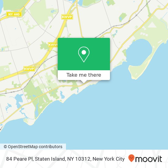 84 Peare Pl, Staten Island, NY 10312 map