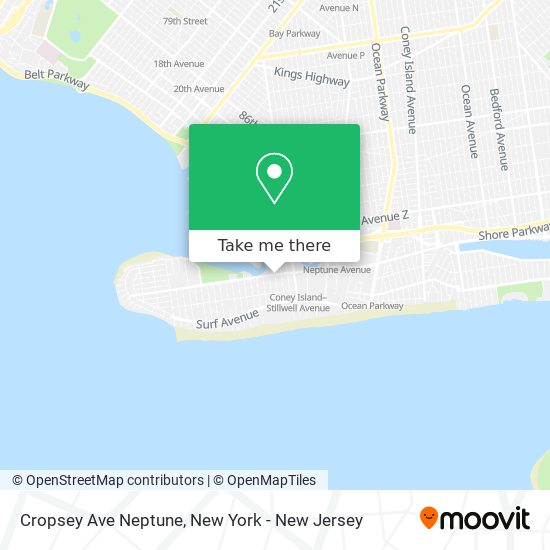 Mapa de Cropsey Ave Neptune