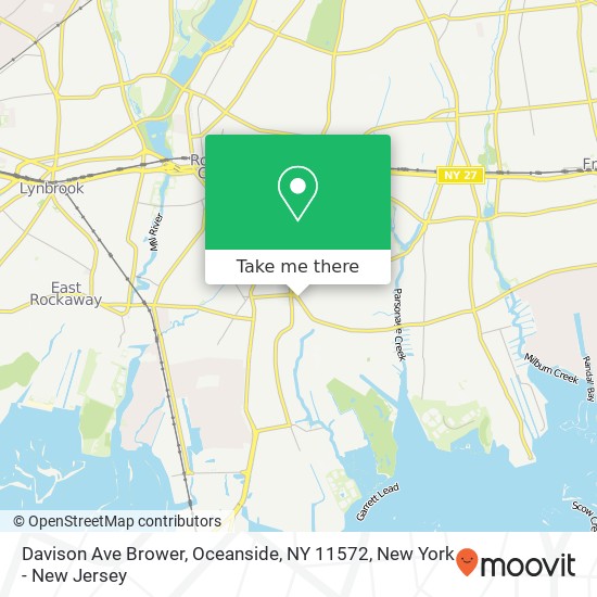 Davison Ave Brower, Oceanside, NY 11572 map