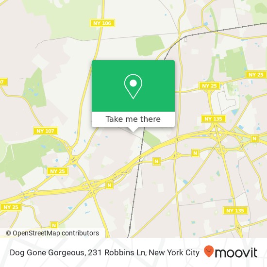 Mapa de Dog Gone Gorgeous, 231 Robbins Ln
