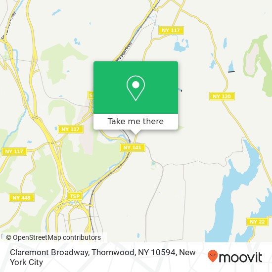 Claremont Broadway, Thornwood, NY 10594 map
