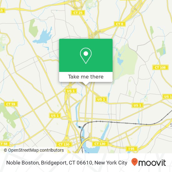 Noble Boston, Bridgeport, CT 06610 map