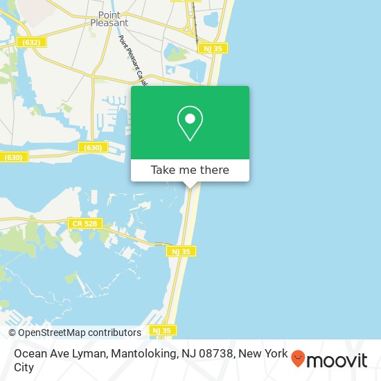 Ocean Ave Lyman, Mantoloking, NJ 08738 map