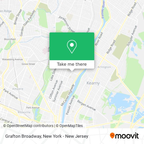 Grafton Broadway map