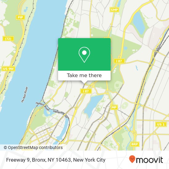 Freeway 9, Bronx, NY 10463 map