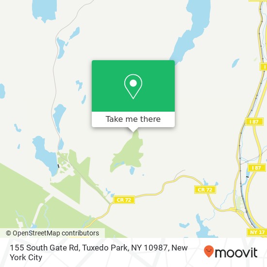 155 South Gate Rd, Tuxedo Park, NY 10987 map