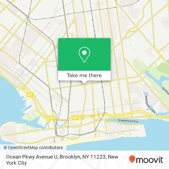 Ocean Pkwy Avenue U, Brooklyn, NY 11223 map