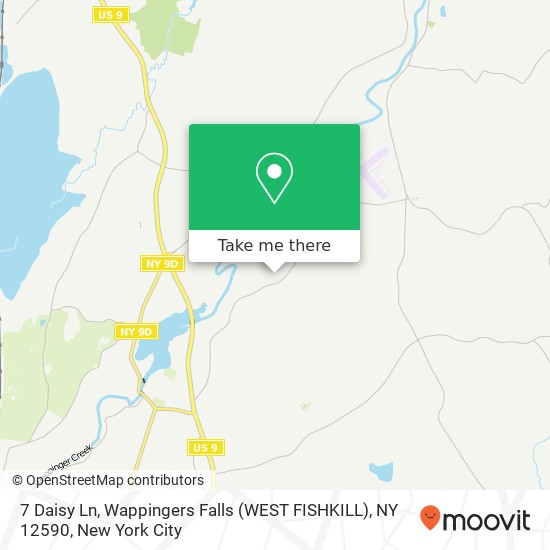 7 Daisy Ln, Wappingers Falls (WEST FISHKILL), NY 12590 map