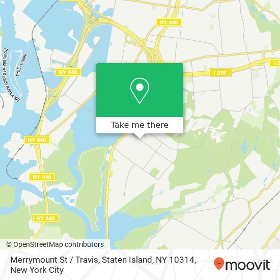 Merrymount St / Travis, Staten Island, NY 10314 map