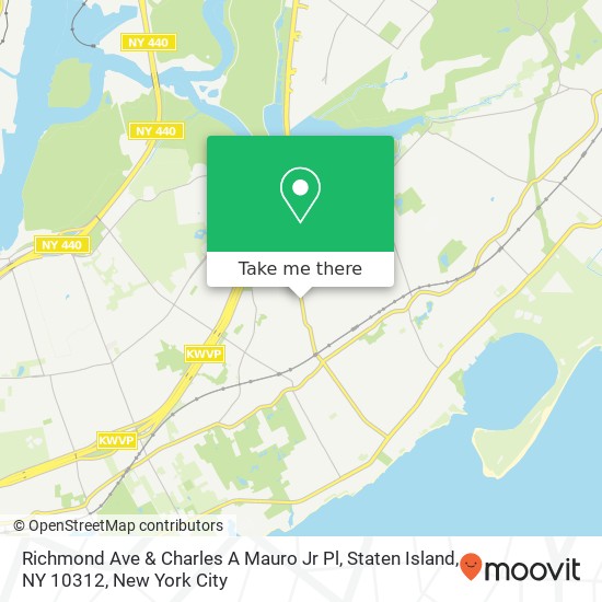 Richmond Ave & Charles A Mauro Jr Pl, Staten Island, NY 10312 map