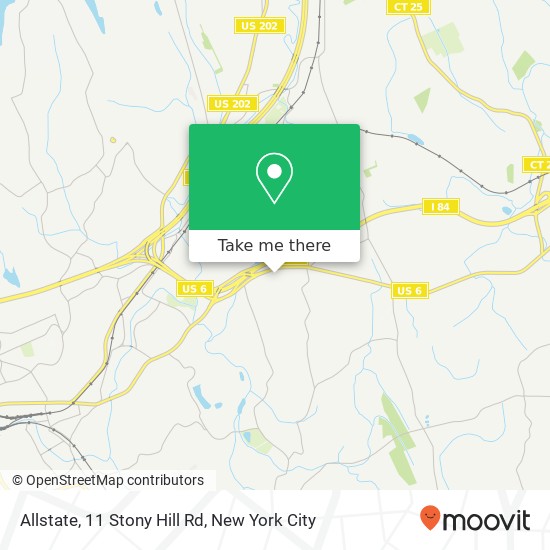 Allstate, 11 Stony Hill Rd map
