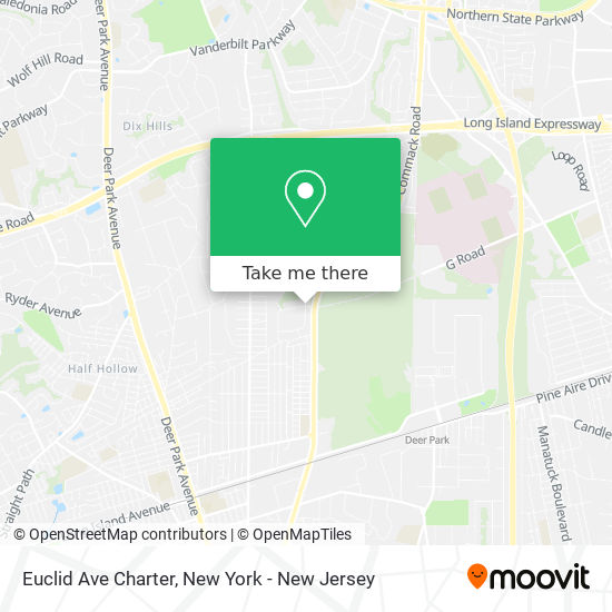 Euclid Ave Charter map