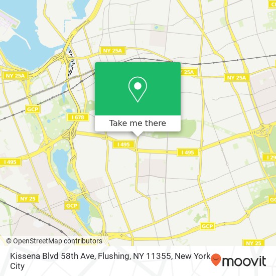 Kissena Blvd 58th Ave, Flushing, NY 11355 map