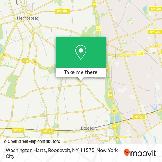 Washington Harts, Roosevelt, NY 11575 map