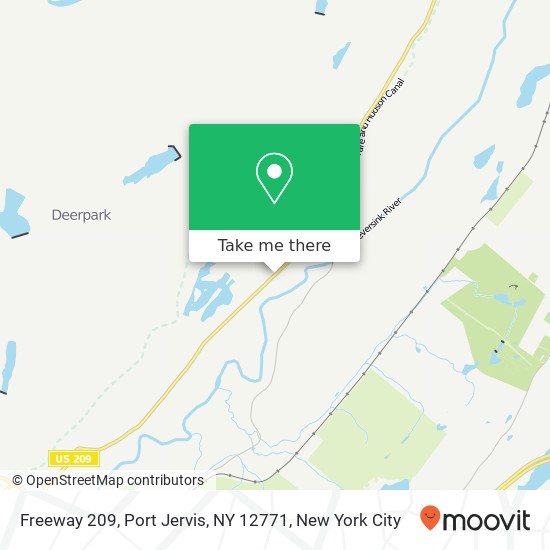 Freeway 209, Port Jervis, NY 12771 map