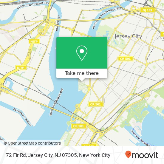 72 Fir Rd, Jersey City, NJ 07305 map