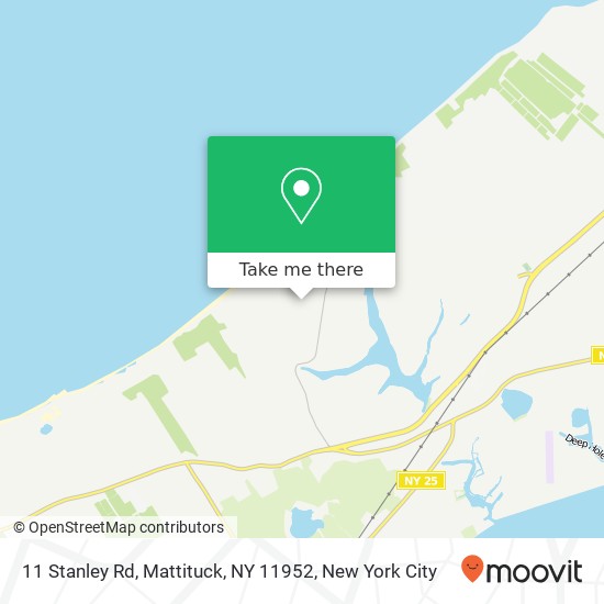 Mapa de 11 Stanley Rd, Mattituck, NY 11952