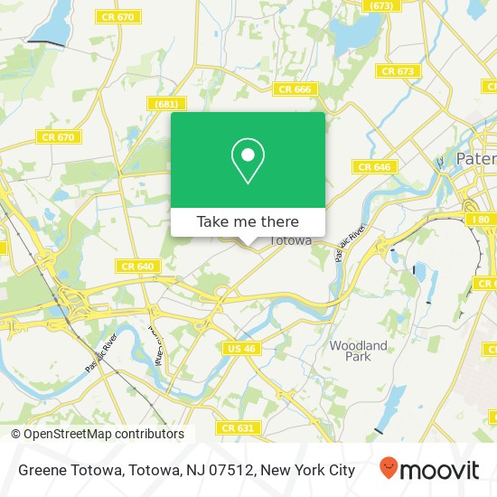 Greene Totowa, Totowa, NJ 07512 map