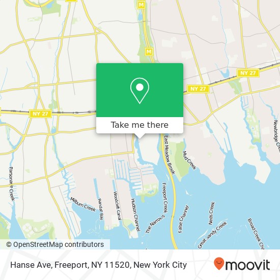 Hanse Ave, Freeport, NY 11520 map