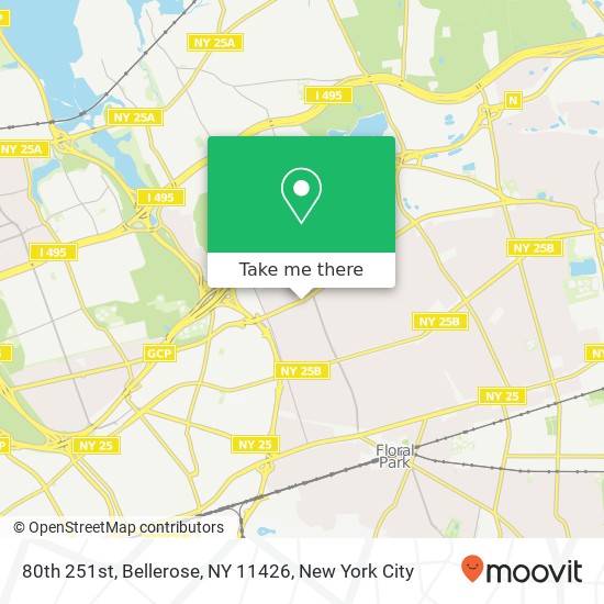Mapa de 80th 251st, Bellerose, NY 11426