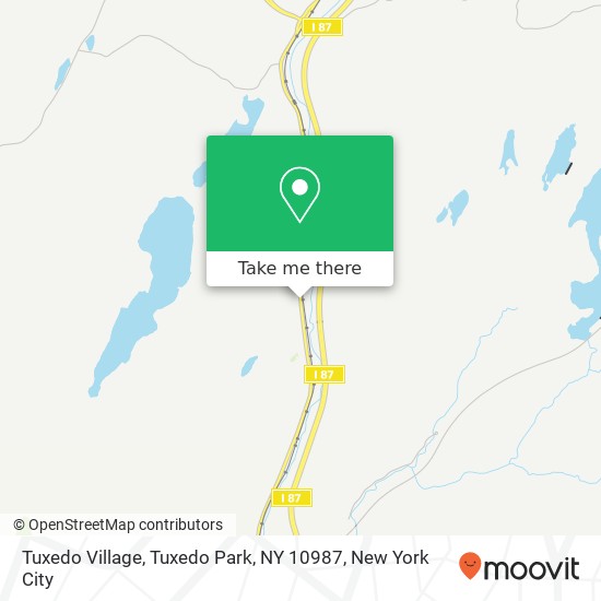 Mapa de Tuxedo Village, Tuxedo Park, NY 10987
