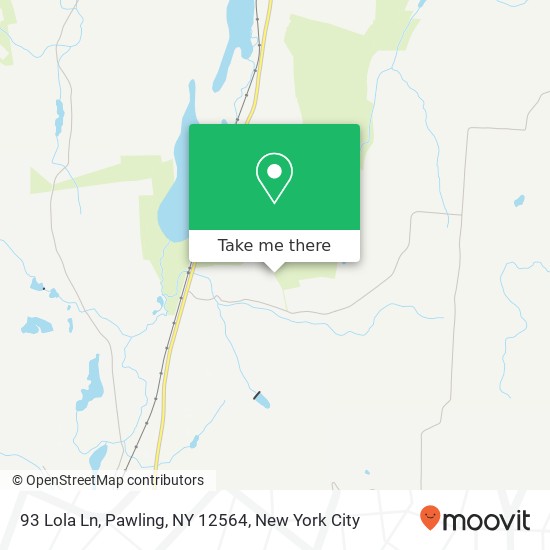 93 Lola Ln, Pawling, NY 12564 map