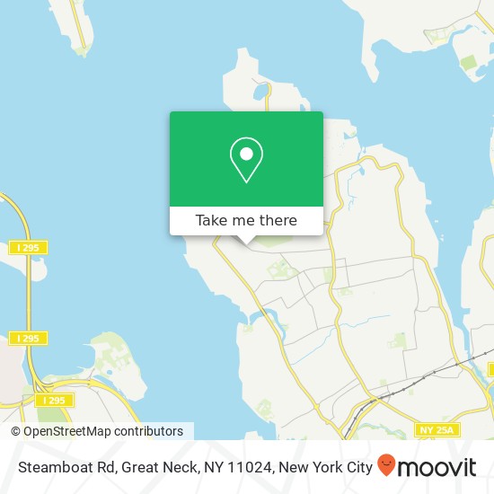 Steamboat Rd, Great Neck, NY 11024 map