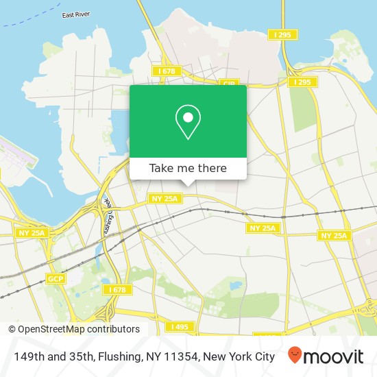 Mapa de 149th and 35th, Flushing, NY 11354