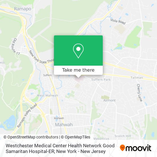 Westchester Medical Center Health Network Good Samaritan Hospital-ER map