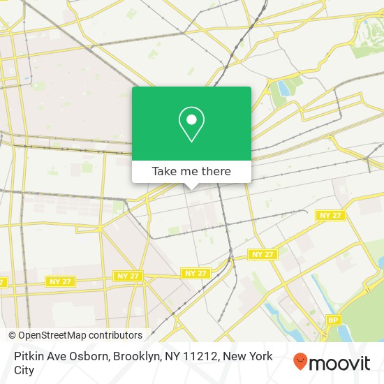 Pitkin Ave Osborn, Brooklyn, NY 11212 map