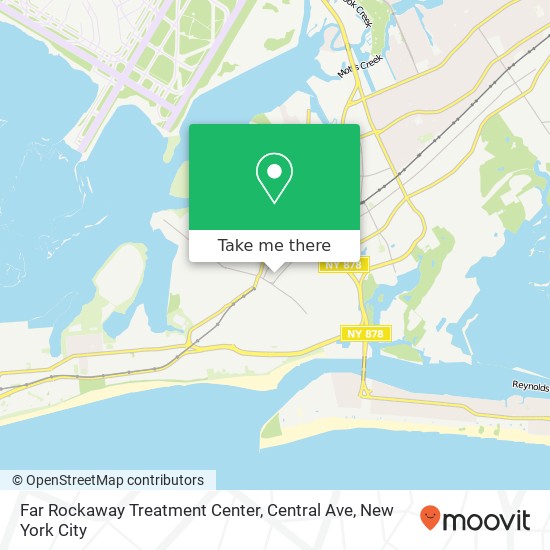 Mapa de Far Rockaway Treatment Center, Central Ave