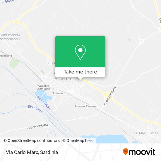 Via Carlo Marx map